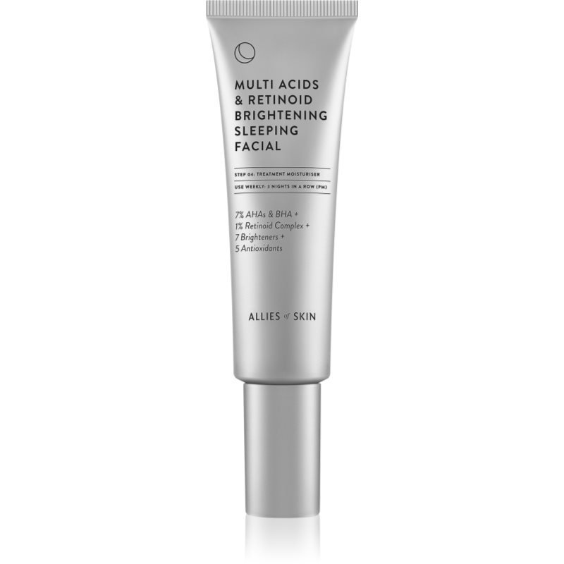 Allies of Skin Multi Acids & Retinoid rozjasňující noční krém 50 ml - parfo.cz