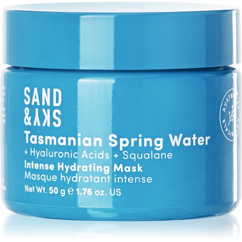 Sand & Sky Tasmanian Spring Water Intense Hydrating Mask intenzivní hydratační maska 50 g - parfo.cz