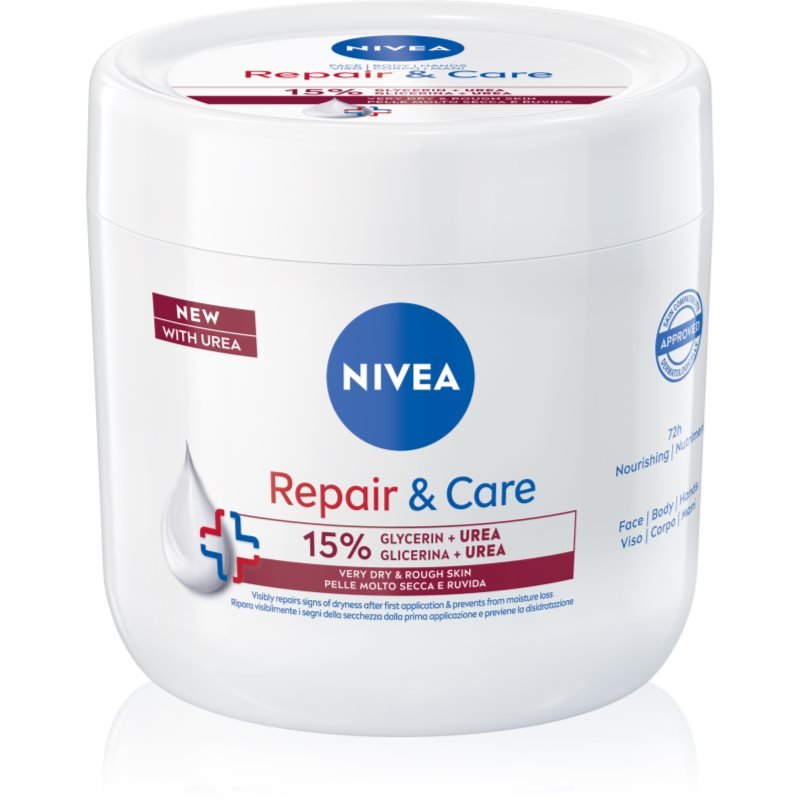 NIVEA Repair & Care Urea regenerační tělový krém pro suchou až velmi suchou pokožku 400 ml - parfo.cz