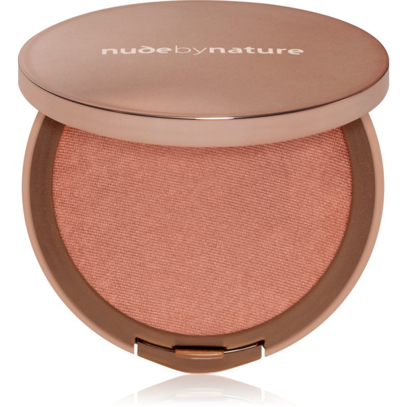 Nude by Nature Cashmere Pressed Blush pudrová tvářenka s vyživujícím účinkem odstín Desert Rose 6 g - parfo.cz