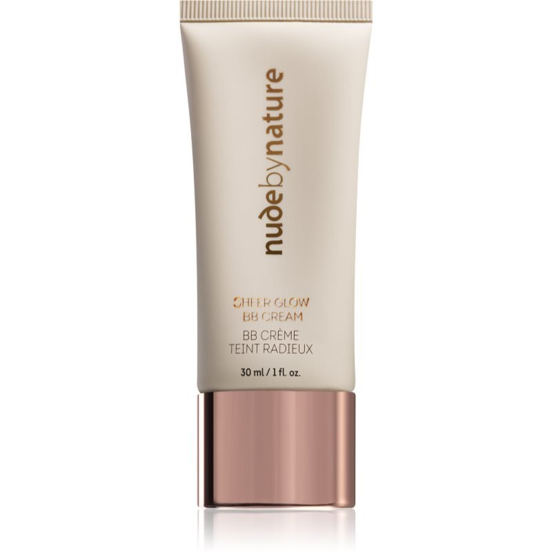 Nude by Nature Sheer Glow BB Cream rozjasňující BB krém odstín 03 Nude Beige 30 ml - parfo.cz