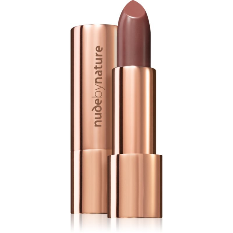 Nude by Nature Moisture Shine lesklá rtěnka s hydratačním účinkem odstín 06 Dusky Nude 4 g - parfo.cz