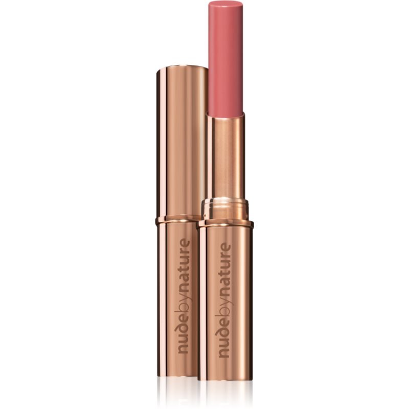 Nude by Nature Creamy Matte krémová rtěnka s matným efektem odstín 02 Sunset 2