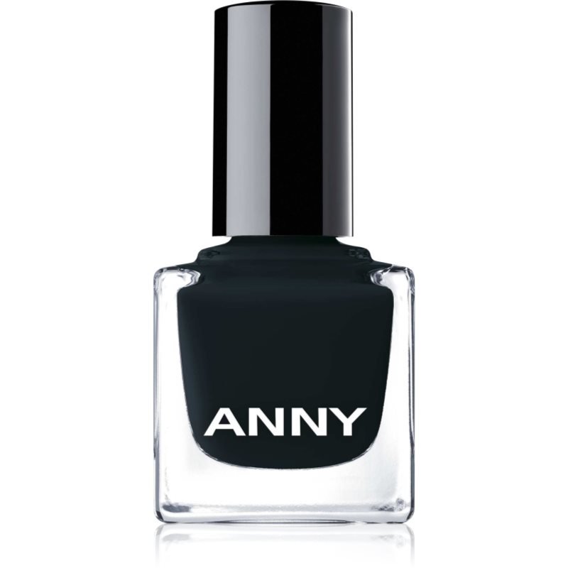 ANNY Color Nail Polish lak na nehty odstín 346 Deep Black Chief 15 ml - parfo.cz