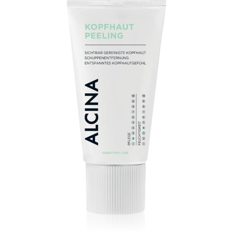 Alcina Sensitive Line čisticí peeling pro citlivou pokožku hlavy 150 ml - parfo.cz
