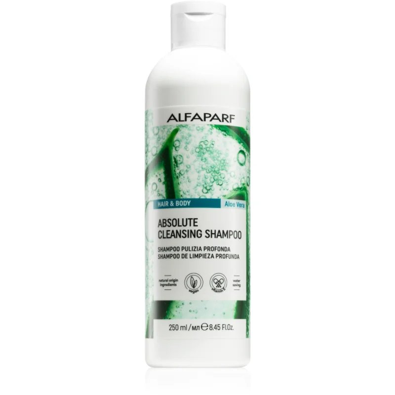 Alfaparf Milano Hair & Body Aloe Vera čisticí šampon na tělo a vlasy 250 ml - parfo.cz