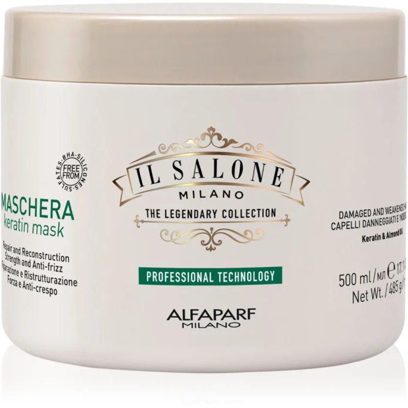 Alfaparf Milano Il Salone Milano Keratin obnovující maska pro poškozené vlasy 500 ml - parfo.cz