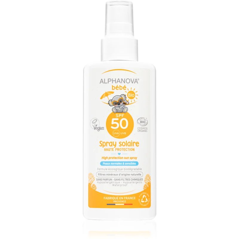 Alphanova Sun Baby opalovací sprej pro děti 125 g - parfo.cz