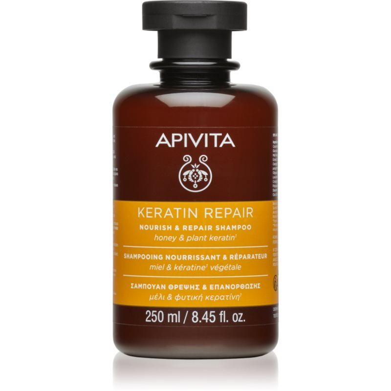 Apivita Keratin Repair Nourish Repair Shampoo čisticí šampon 250 ml - parfo.cz