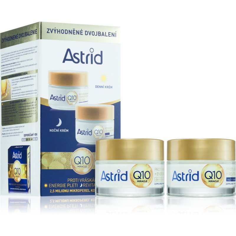 Astrid Q10 Miracle dárková sada na den i noc pro ženy 2x50 ml - parfo.cz