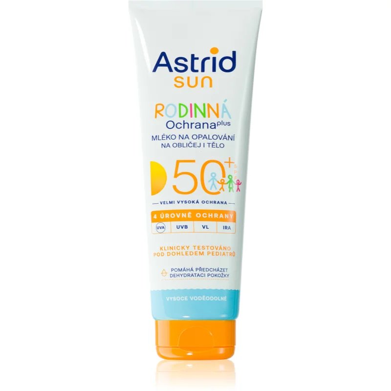 Astrid Sun mléko na opalování SPF 50+ 250 ml - parfo.cz