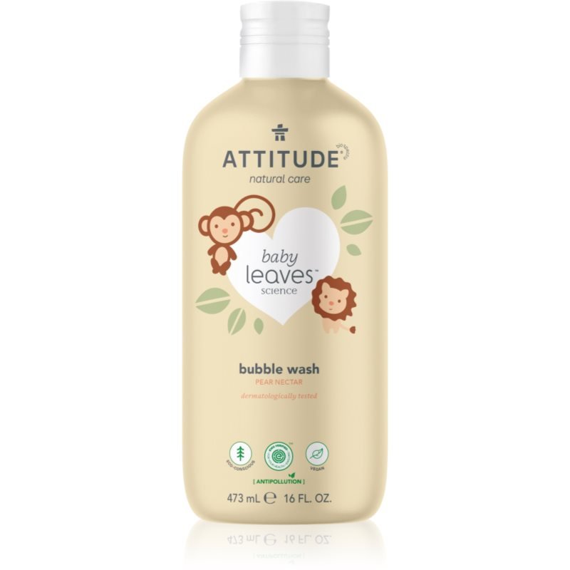 Attitude Baby Leaves Pear Nectar pěna do koupele pro děti 473 ml - parfo.cz