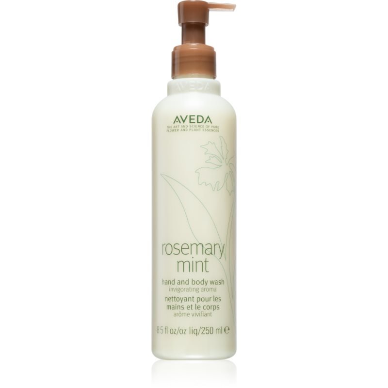 Aveda Rosemary Mint Hand and Body Wash jemné mýdlo na ruce a tělo 250 ml - parfo.cz