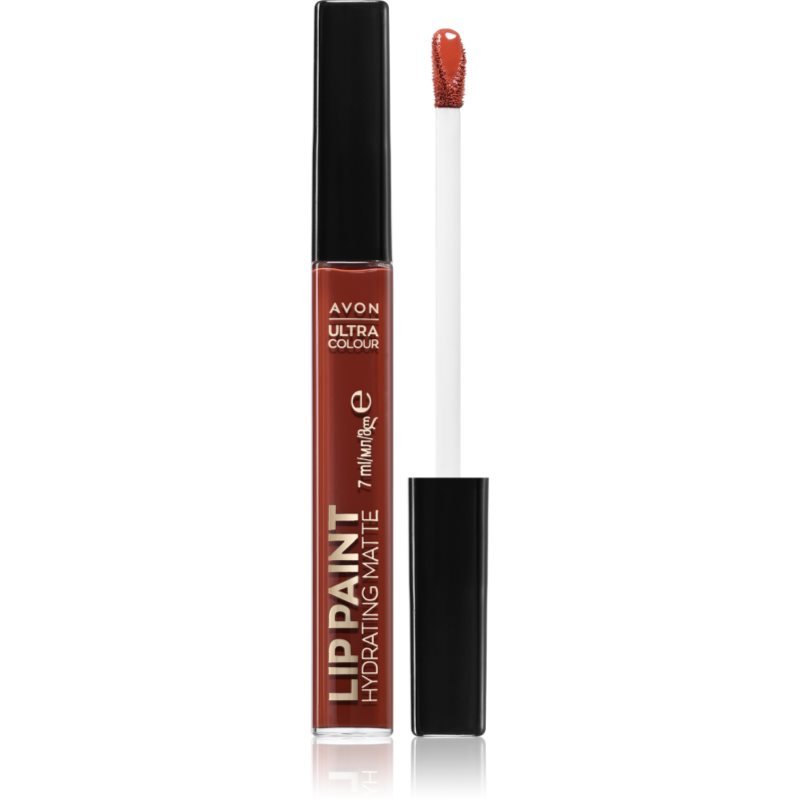 Avon Ultra Colour Paint saténová rtěnka s matným efektem odstín Bloody Mary 7 ml - parfo.cz