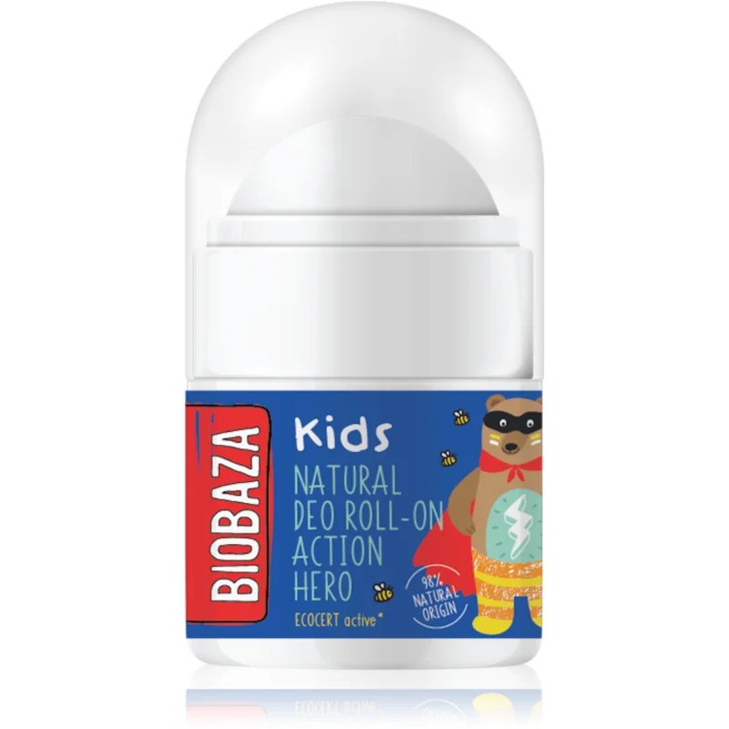 BIOBAZA Action Hero deodorant roll-on pro děti 30 ml - parfo.cz