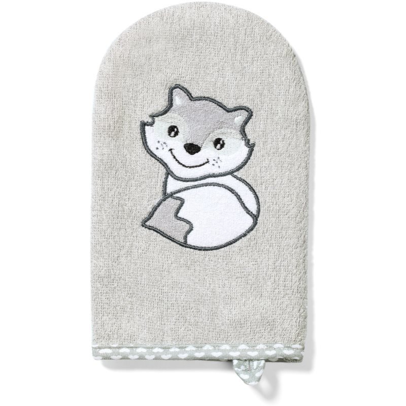 BabyOno Facecloth Bamboo mycí žínka Grey 1 ks - parfo.cz