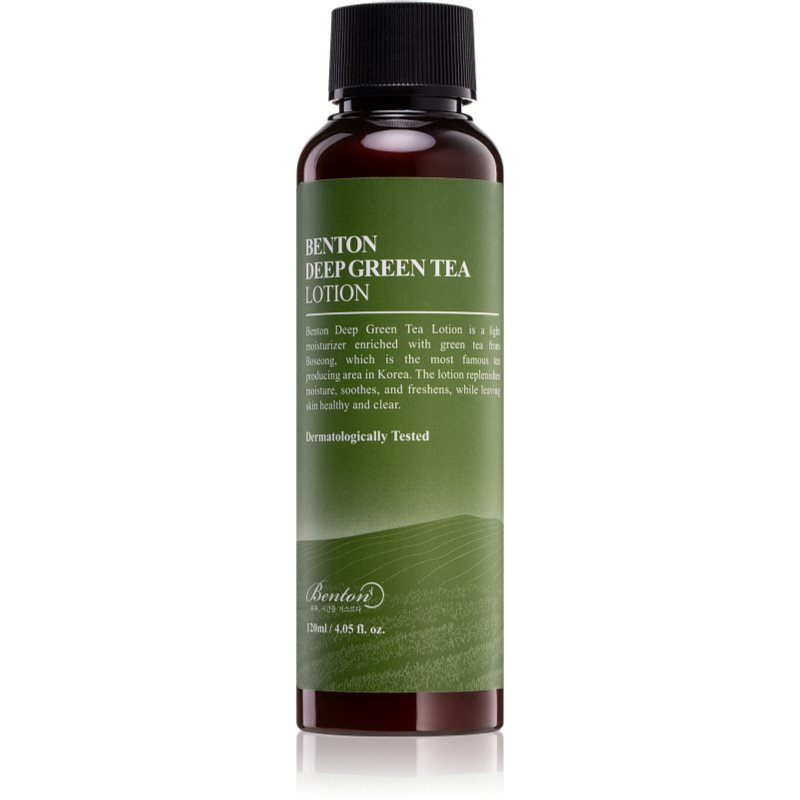 Benton Deep Green Tea hydratační mléko se zeleným čajem 120 ml - parfo.cz