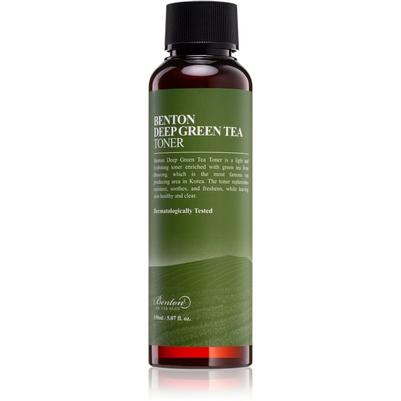 Benton Deep Green Tea hydratační pleťové tonikum se zeleným čajem 150 ml - parfo.cz