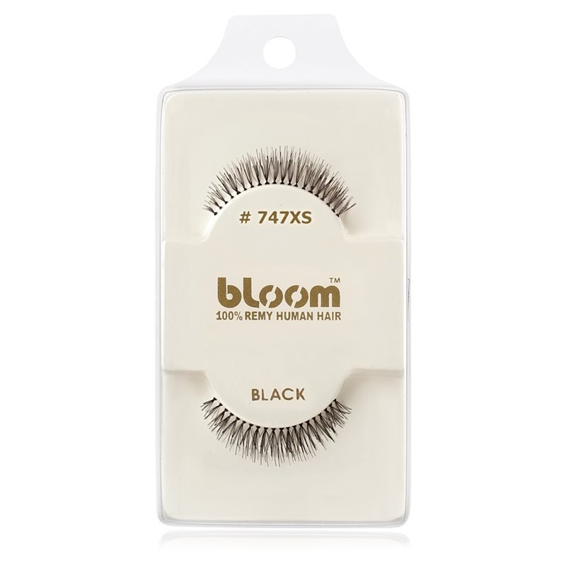 Bloom Natural nalepovací řasy z přírodních vlasů No. 747XS (Black) 1 cm - parfo.cz