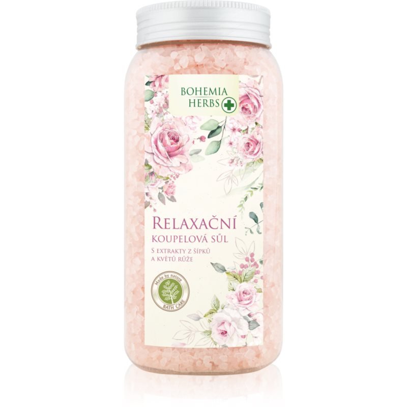 Bohemia Gifts & Cosmetics Bohemia Herbs Rose Extract koupelová sůl 900 g - parfo.cz