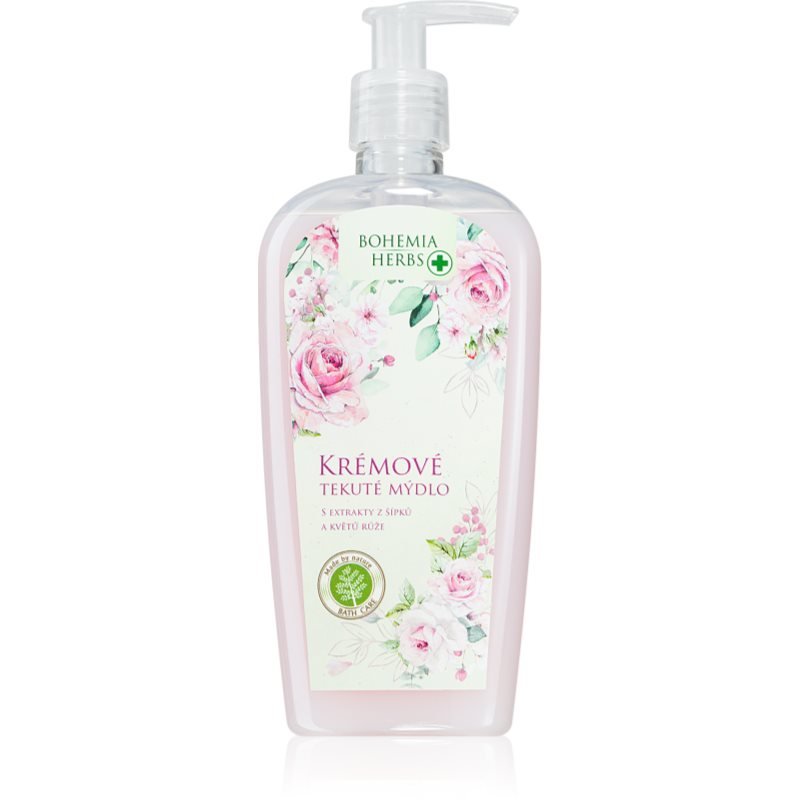 Bohemia Gifts & Cosmetics Bohemia Herbs Rose Extract tekuté mýdlo 300 ml - parfo.cz