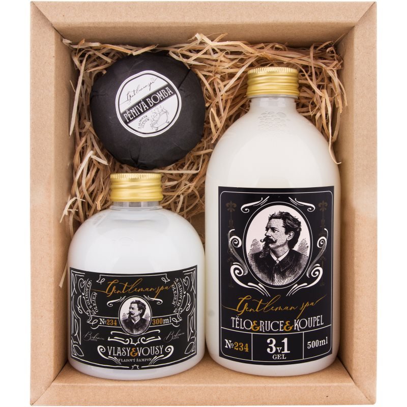 Bohemia Gifts & Cosmetics Gentlemen Spa dárková sada do koupele pro muže - parfo.cz