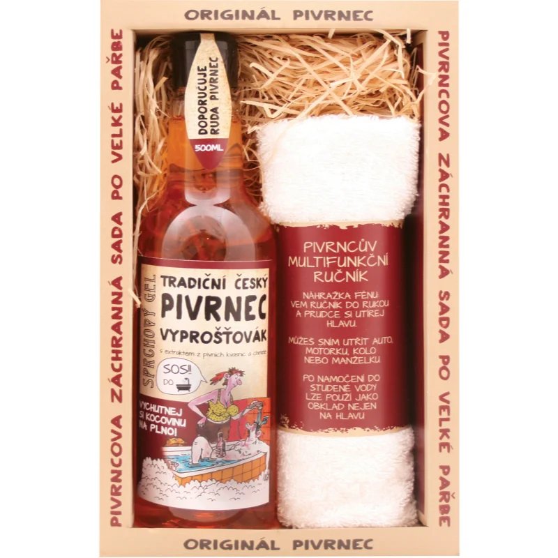 Bohemia Gifts & Cosmetics Pivrnec dárková sada do sprchy pro muže - parfo.cz