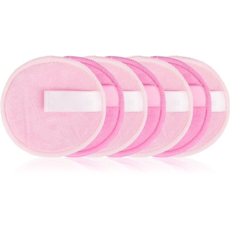 Brushworks Reusable Microfibre Cleansing Pads pratelné odličovací tampony z mikrovlákna - parfo.cz