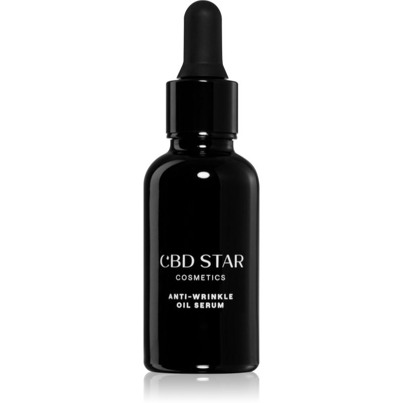 CBD Star Cosmetics ANTI WRINKLER OIL SERUM antioxidační olejové sérum na obličej 30 ml - parfo.cz