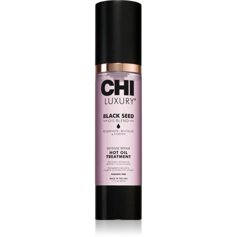 CHI Luxury Black Seed Oil Intense Repair Hot Oil Treatment intenzivní olejová péče na vlasy 50 ml - parfo.cz