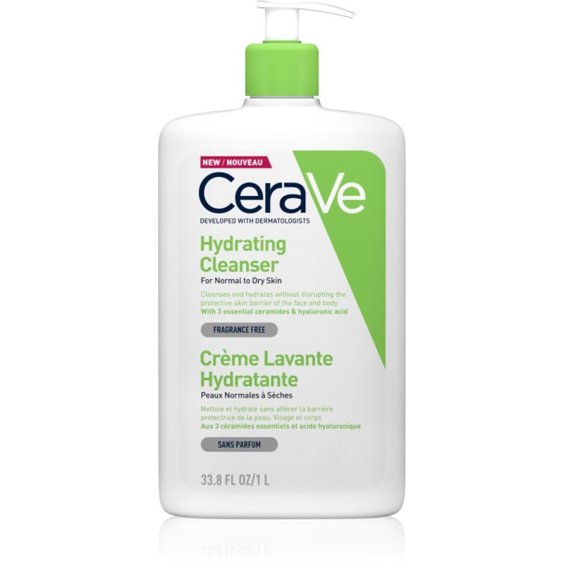 CeraVe Hydrating Cleanser čisticí emulze s hydratačním účinkem 1000 ml - parfo.cz