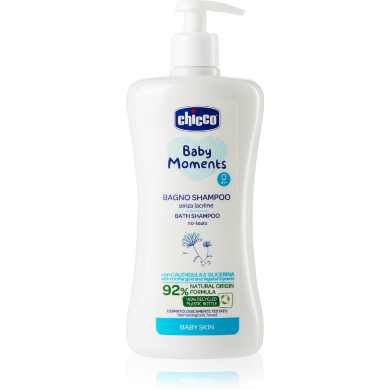 Chicco Baby Moments Bath Shampoo šampon na celé tělo pro děti od narození 0 m+ 500 ml - parfo.cz