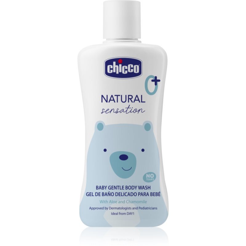 Chicco Natural Sensation Baby jemný mycí gel pro děti od narození 200 ml - parfo.cz