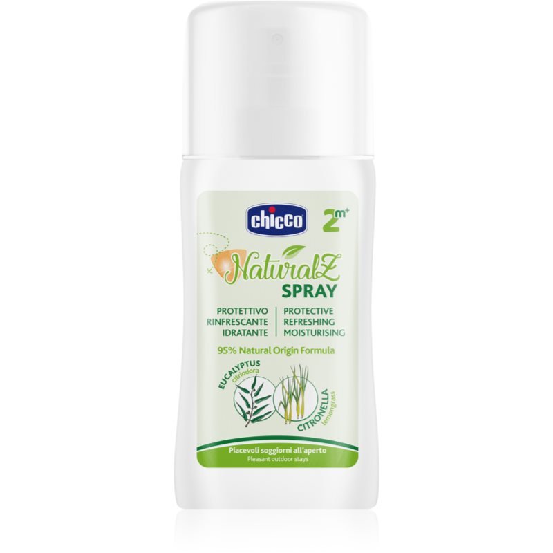Chicco NaturalZ Protective Spray ochranný a osvěžující sprej proti komárům 2 m+ 100 ml - parfo.cz