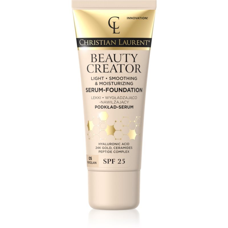 Christian Laurent Beauty Creator lehký hydratační make-up SPF 25 odstín 05 Porcelain 30 ml - parfo.cz