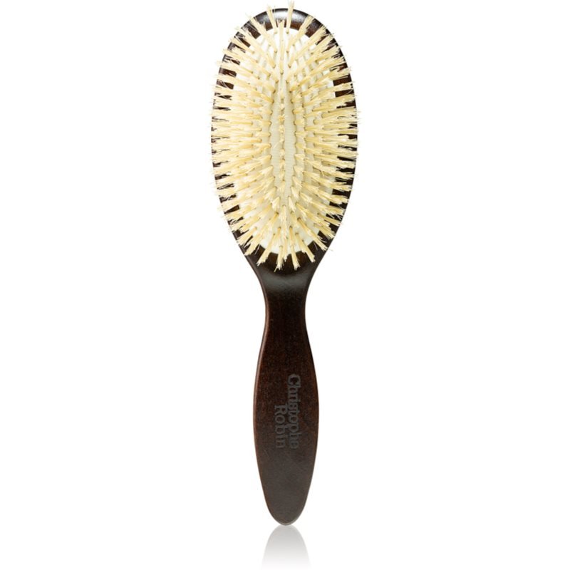 Christophe Robin Detangling Hairbrush dřevěný kartáč na vlasy s kančími štětinami 1 ks - parfo.cz