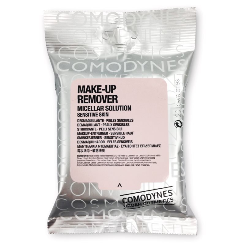 Comodynes Make-up Remover Micellar Solution odličovací ubrousky pro citlivou pleť 20 ks - parfo.cz