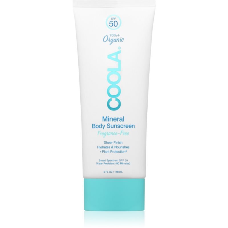 Coola Fragrance Free opalovací krém na tělo SPF 50 148 ml - parfo.cz