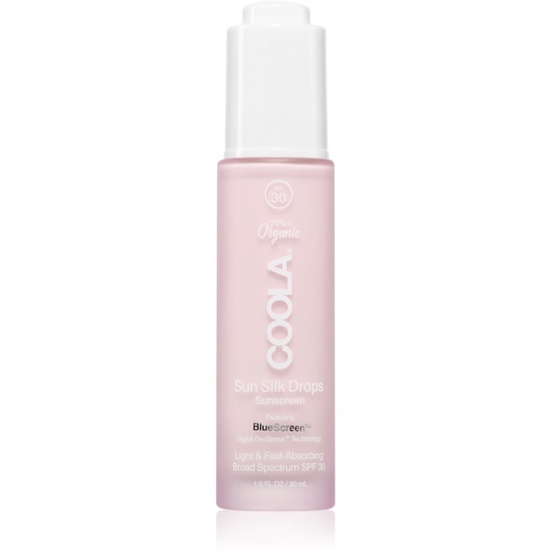 Coola Sun Silk Drops sérum proti stárnutí pleti SPF 30 30 ml - parfo.cz