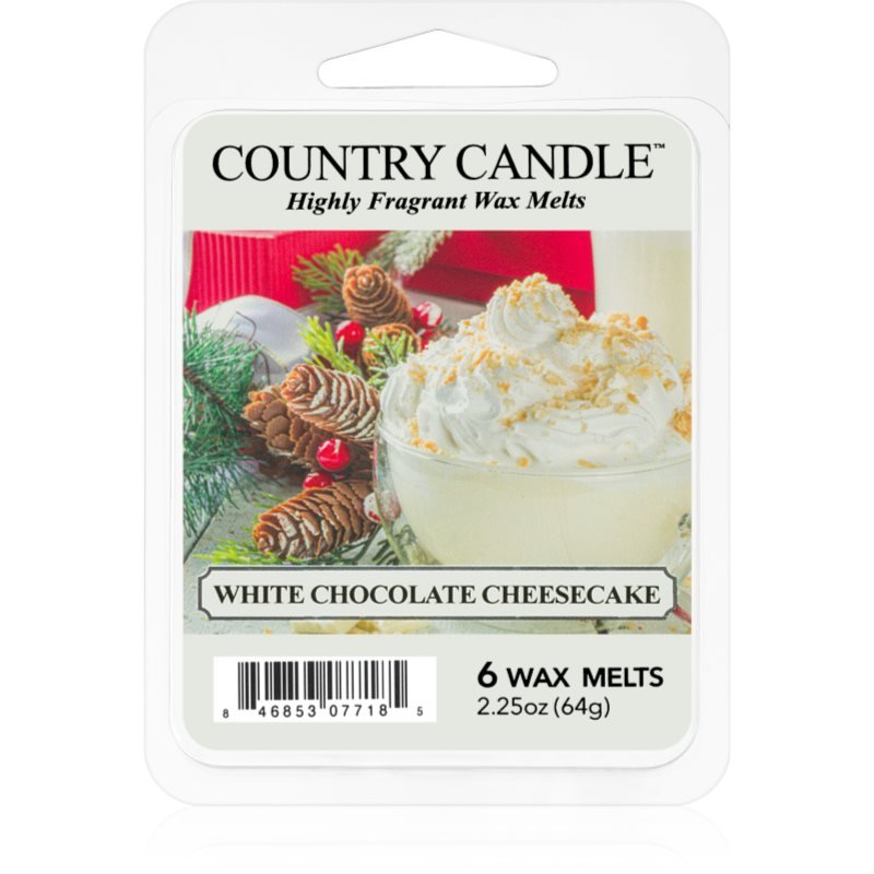 Country Candle White Chocolate Cheesecake vosk do aromalampy 64 g - parfo.cz