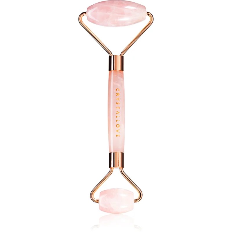 Crystallove Rose Quartz Roller masážní váleček na obličej 1 ks - parfo.cz