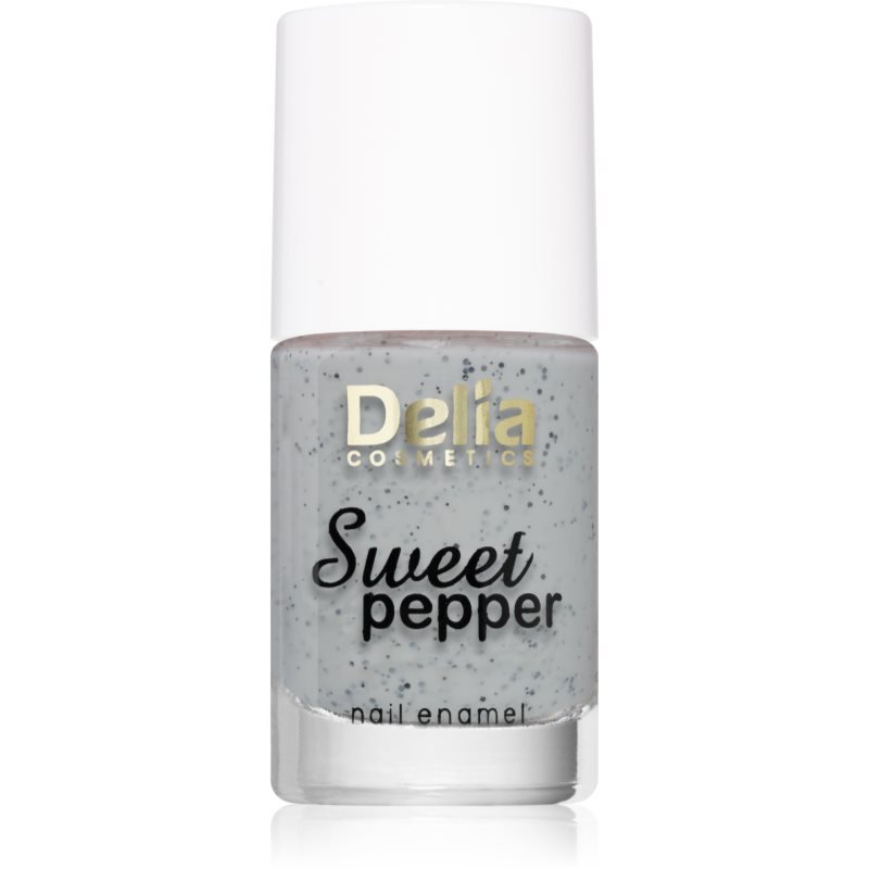 Delia Cosmetics Sweet Pepper Black Particles lak na nehty odstín 01 Cloudy 11 ml - parfo.cz