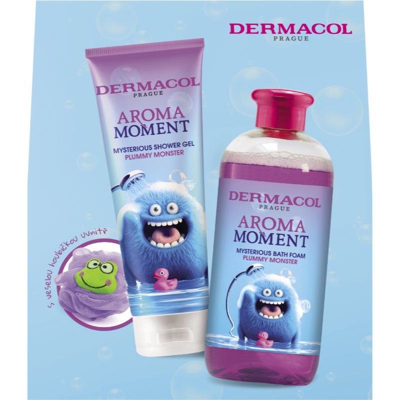 Dermacol Aroma Moment Plummy Monster dárková sada pro děti Plum - parfo.cz