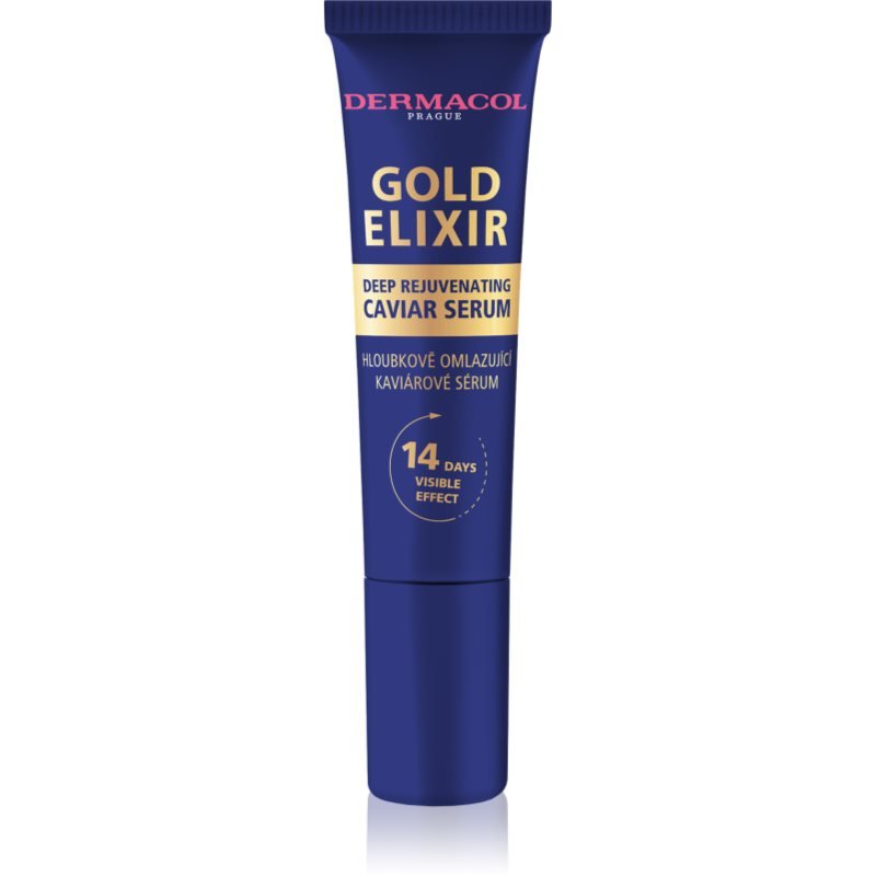 Dermacol Gold Elixir hloubkově obnovující sérum s kaviárem 12 ml - parfo.cz