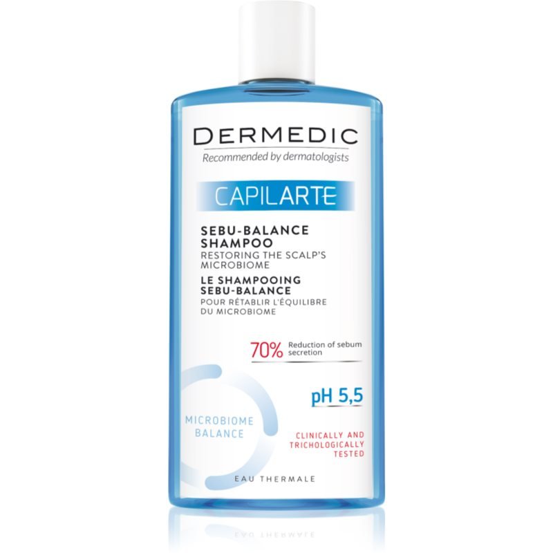 Dermedic Capilarte hloubkově čisticí šampon pro mastnou pokožku hlavy 300 ml - parfo.cz