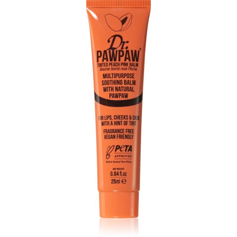 Dr. Pawpaw Peach Pink tónovací balzám na rty a tváře 25 ml - parfo.cz
