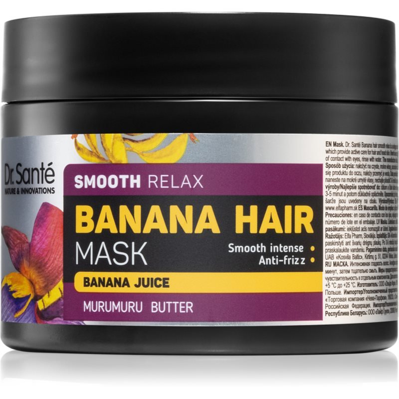 Dr. Santé Banana hydratační a uhlazující maska pro suché vlasy 300 ml - parfo.cz