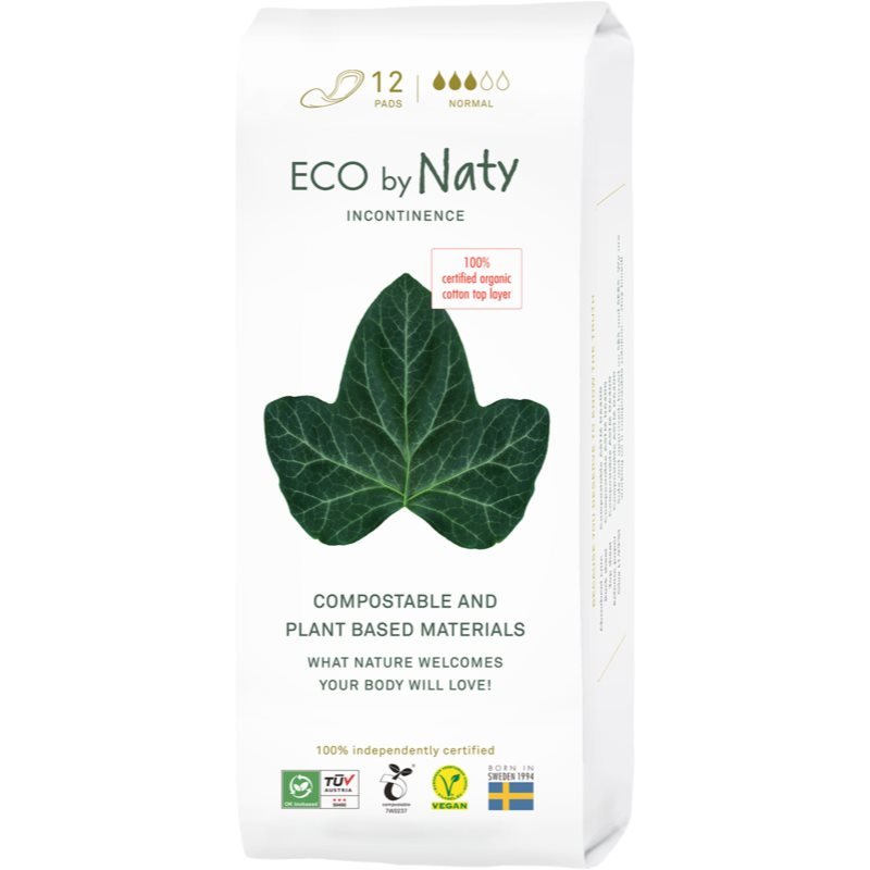 ECO by Naty Incontinence Normal inkontinenční vložky 12 ks - parfo.cz