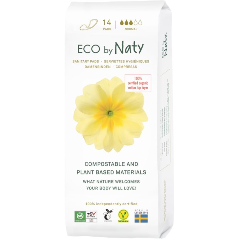 ECO by Naty Sanitary Pads Normal vložky 14 ks - parfo.cz