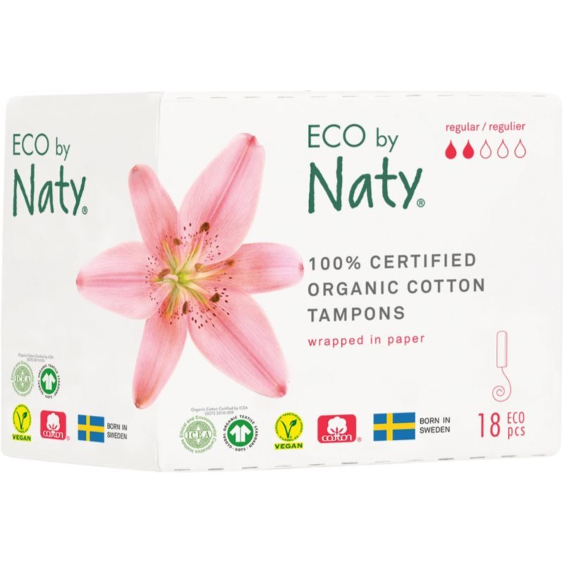 ECO by Naty Tampons Regular tampony 18 ks - parfo.cz